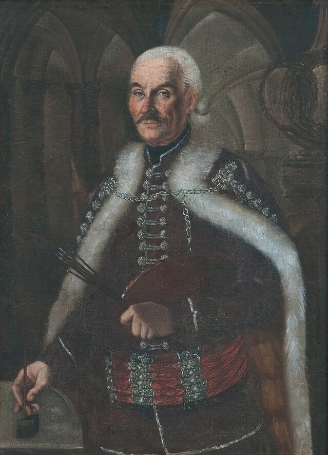 Stefan Tenecki, AUTOPORTRET, oko 1770, ulje na platnu, 102x77cm, GMS/U 1016, Galerija Matice srpske, Novi Sad 